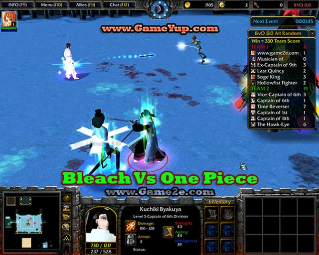 download map warcraft 3 naruto vs bleach vs one piece ai